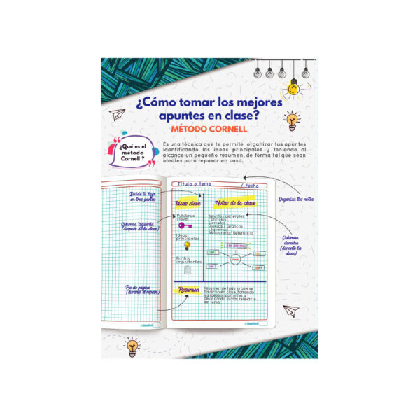 Note Book - Cuaderno Escolar grapado 80 hojas. - Imagen 2